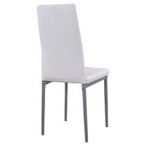 63096 ΚΑΡΕΚΛΑ ΜΕΤΑΛΛΙΚΗ LADY HM0037.11 ΛΕΥΚΟ PU ΜΕΤΑΛΛΙΚΟ ΣΚΕΛΕΤΟ K/D 40x48x95Y εκ.