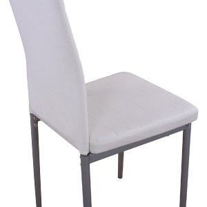63096 ΚΑΡΕΚΛΑ ΜΕΤΑΛΛΙΚΗ LADY HM0037.11 ΛΕΥΚΟ PU ΜΕΤΑΛΛΙΚΟ ΣΚΕΛΕΤΟ K/D 40x48x95Y εκ.