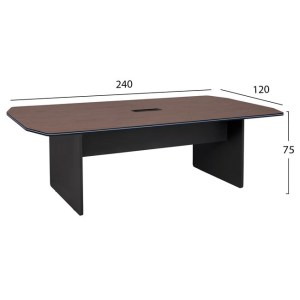 63185 ΕΠΑΓΓΕΛΜΑΤΙΚΟ ΓΡΑΦΕΙΟ ΣΥΝΕΔΡΙΑΣΕΩΝ ROSEWOOD 240Χ120Χ75 HM2103.02