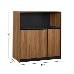 63259 ΝΤΟΥΛΑΠΙ ΓΡΑΦΕΙΟΥ SUPREME 120Χ40Χ120 HM2358