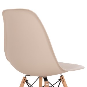 63268 ΚΑΡΕΚΛΑ TWIST HM8460.25 ΜΕ ΞΥΛΙΝΑ ΠΟΔΙΑ ΚΑΙ ΚΑΘΙΣΜΑ PP-ΚΑΠΟΥΤΣΙΝΟ 46x50x82Υεκ.