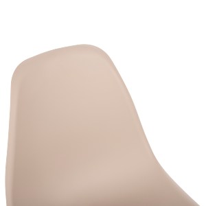63268 ΚΑΡΕΚΛΑ TWIST HM8460.25 ΜΕ ΞΥΛΙΝΑ ΠΟΔΙΑ ΚΑΙ ΚΑΘΙΣΜΑ PP-ΚΑΠΟΥΤΣΙΝΟ 46x50x82Υεκ.