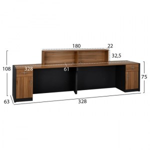 63291 ΕΠΑΓΓΕΛΜΑΤΙΚΟ ΓΡΑΦΕΙΟ ΥΠΟΔΟΧΗΣ SUPREME 328X63X108 HM2359