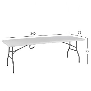 63402 ΤΡΑΠΕΖΙ CATERING-ΣΥΝΕΔΡΙΟΥ HM5681 240Χ75Χ75 ΒΑΛΙΤΣΑ ΠΤΥΣΣΟΜΕΝΟ