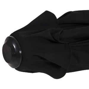 63520 ΟΜΠΡΕΛΑ ΕΠΑΓΓΕΛΜΑΤΙΚΗ ALU Φ2.20μ ΑΛΟΥΜΙΝΙΟΥ ΣΤΡ. ΜΑΥΡΗ ΑΚΡΥΛΙΚΟ ΠΑΝΙ HM6028.03