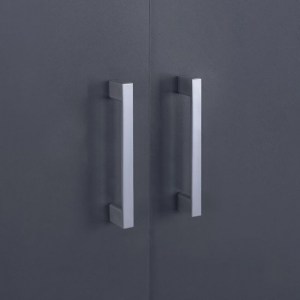 64050 ΝΤΟΥΛΑΠΑ 2ΦΥΛΛΗ ME 2 ΣΥΡΤΑΡΙΑ HM338.04 SONAMA-ΓΚΡΙ 80Χ42Χ180Υ εκ.