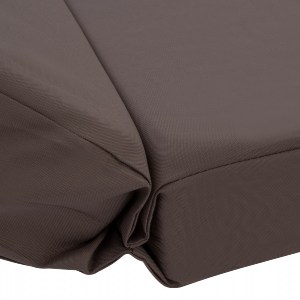 64089 ΜΑΞΙΛΑΡΙ ΞΑΠΛΩΣΤΡΑΣ POLYESTER SIFNOS ΓΚΡΙ HM11235.10P 190x70x11 εκ.