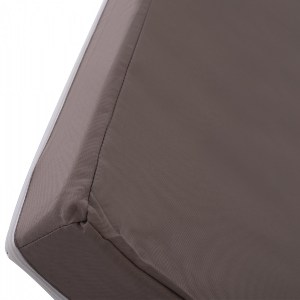 64089 ΜΑΞΙΛΑΡΙ ΞΑΠΛΩΣΤΡΑΣ POLYESTER SIFNOS ΓΚΡΙ HM11235.10P 190x70x11 εκ.