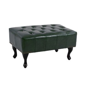 64191 ΤΑΜΠΟΥΡΕ ΥΠΟΠΟΔΙΟ T.CHESTERFIELD EMMA HM226.08 PU ΚΥΠΑΡΙΣΣΙ-ΜΑΥΡΑ ΠΟΔΙΑ 80x45x39Yεκ.