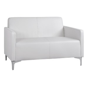 64217 ΚΑΝΑΠΕΣ 2ΘΕΣΙΟΣ NELLIE HM3159.22 ΜΕ ΛΕΥΚΟ PU 113x71x71Υ εκ.