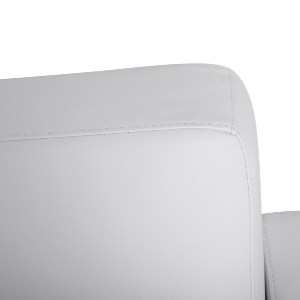 64219 ΚΑΝΑΠΕΣ 3ΘΕΣΙΟΣ NELLIE HM3159.32 ΜΕ ΛΕΥΚΟ PU 163x71x71Υ εκ.