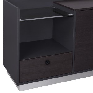 64879 ΓΡΑΦΕΙΟ ΕΠΑΓΓΕΛΜΑΤΙΚΟ ΑΡΙΣΤΕΡΗ ΓΩΝΙΑ ROSEWOOD HM2112L 200X170X76Υ εκ.