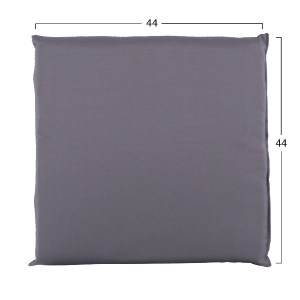 65041 ΜΑΞΙΛΑΡΙ ΥΦΑΣΜΑΤΙΝΟ ΓΚΡΙ 44x44x5,5 εκ. HM5746.10