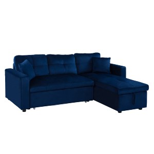 65196 ΚΑΝΑΠΕΣ ΓΩΝΙΑ ΚΡΕΒΑΤΙ WAYNE 224x147x85Υεκ. HM3028.18 ΒΕΛΟΥΔΟ ΜΠΛΕ