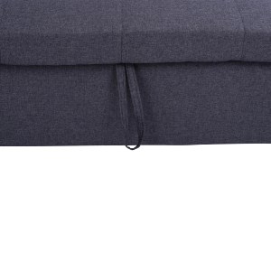 65226 ΚΑΝΑΠΕΣ ΓΩΝΙΑ ΚΡΕΒΑΤΙ WAYNE 224x147x85Υεκ. HM3028.11 ΓΚΡΙ ΥΦΑΣΜΑ
