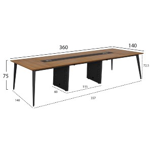 65414 ΓΡΑΦΕΙΟ ΕΠΑΓΓΕΛΜΑΤΙΚΟ ΣΥΝΕΔΡΙΑΣΕΩΝ SUPREME HM2377 360X140X75Υ εκ.