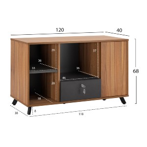 65430 ΝΤΟΥΛΑΠΙ ΕΠΑΓΓΕΛΜΑΤΙΚΟ ΓΡΑΦΕΙΟΥ SUPREME HM2375 120X40X68Y εκ.