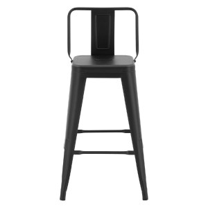 65448 ΣΚΑΜΠΟ ΜΕΣΑΙΟΥ ΥΨΟΥΣ ΜΕΤΑΛΛΙΚΟ MELITA ΜΕ ΠΛΑΤΗ ΣΕ ΜΑΥΡΟ ΜΑΤ HM8574.32 42x42x89,5Υ εκ.