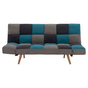 65582 ΚΑΝΑΠΕΣ ΚΡΕΒΑΤΙ MULTICOLOR 3ΘΕΣΙΟΣ HM3167.11 182Χ80Χ88Υ εκ.