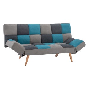 65582 ΚΑΝΑΠΕΣ ΚΡΕΒΑΤΙ MULTICOLOR 3ΘΕΣΙΟΣ HM3167.11 182Χ80Χ88Υ εκ.