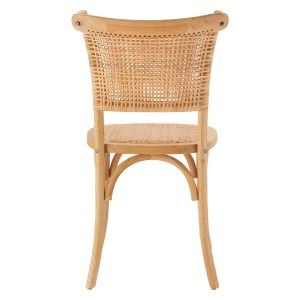 65861 ΚΑΡΕΚΛΑ ΞΥΛΙΝΗ LIBERTY ΜΕ ΠΛΕΞΗ RATTAN ΣΕ ΦΥΣΙΚΗ ΑΠΟΧΡΩΣΗ HM8752.01 49x54x89 εκ.