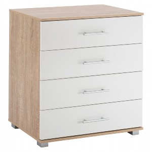 65927 ΣΥΡΤΑΡΙΕΡΑ ΜΕΛΑΜΙΝΗΣ BRIANA HM2204.06 ME 4 ΣΥΡΤΑΡΙΑ SONAMA-ΛΕΥΚΟ 75x40x83 εκ.