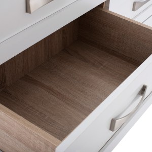 65946 ΤΟΥΑΛΕΤΑ-ΣΥΡΤΑΡΙΕΡΑ MILANI HM317.06 ΜΕ 6 ΣΥΡΤΑΡΙΑ SONAMA-ΛΕΥΚΟ 120X40X76Υ εκ.