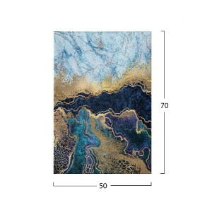 65989 ΠΙΝΑΚΑΣ ΚΑΜΒΑΣ MARBLE EFFECT HM7196.02 50X3X70 εκ.