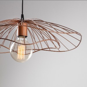 65998 ΦΩΤΙΣΤΙΚΟ ΟΡΟΦΗΣ ΜΕΤΑΛΛΙΚΟ ΚΡΕΜΑΣΤΟ COPPER (ΧΑΛΚΙΝΟ) HM7229.02 Φ50x111 εκ.