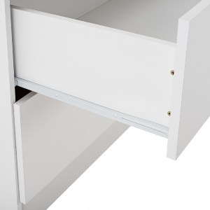 66182 ΝΤΟΥΛΑΠΑ 2ΦΥΛΛΗ ME 2 ΣΥΡΤΑΡΙΑ HM338.05 ΛΕΥΚΗ 80Χ42,5Χ180,5Υ εκ.
