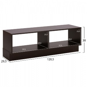 66489 ΣΥΝΘΕΣΗ ΤΗΛΕΟΡΑΣΗΣ JAZMIN HM2255.01 WENGE 181x29,5x145 εκ.