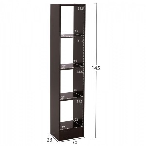 66489 ΣΥΝΘΕΣΗ ΤΗΛΕΟΡΑΣΗΣ JAZMIN HM2255.01 WENGE 181x29,5x145 εκ.
