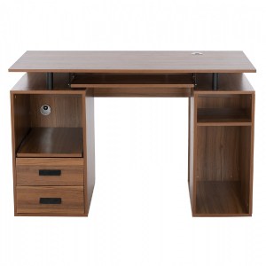 66516 ΓΡΑΦΕΙΟ ΜΕΛΑΜΙΝΗΣ STATUS HM2026.03 WALNUT 120Χ55Χ76 εκ.