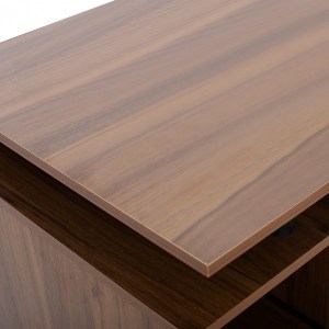 66516 ΓΡΑΦΕΙΟ ΜΕΛΑΜΙΝΗΣ STATUS HM2026.03 WALNUT 120Χ55Χ76 εκ.