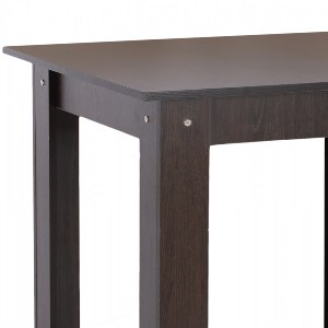 66947 ΤΡΑΠΕΖΙ ΚΟΥΖΙΝΑΣ KELVIN 110x80x77Υεκ. WENGE HM2428.02