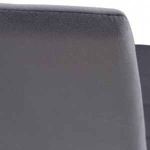 67199 ΚΑΡΕΚΛΑ ΜΕΤΑΛΛΙΚΗ LADY HM0037.31 ΓΚΡΙ ΒΕΛΟΥΔΟ ME ΜΕΤΑΛΛΙΚΟ ΣΚΕΛΕΤΟ K/D