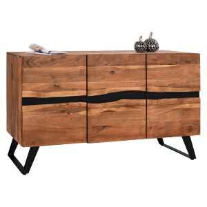 67304 ΜΠΟΥΦΕΣ ALICIA ΑΠΟ ΜΑΣΙΦ ΞΥΛΟ ΑΚΑΚΙΑΣ ΦΥΣΙΚΟ HM8173.11 148x43x86Υ εκ.