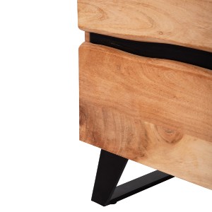 67319 ΚΟΜΟΔΙΝΟ ALICIA HM8360.11 ΑΠΟ ΜΑΣΙΦ ΞΥΛΟ ΑΚΑΚΙΑΣ 45x35x56Yεκ.