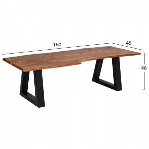 67445 ΠΑΓΚΑΚΙ MONTANA SLIM HM8168.11 ΑΠΟ ΜΑΣΙΦ ΞΥΛΟ ΑΚΑΚΙΑΣ 160Χ45Χ46Υ εκ.
