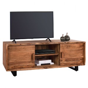 67450 ΕΠΙΠΛΟ TV HM8185.11 NICOLE ΑΠΟ ΜΑΣΙΦ ΞΥΛΟ ΑΚΑΚΙΑΣ ΦΥΣΙΚΟ 160x45x57Υεκ.