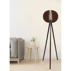 67543 ΦΩΤΙΣΤΙΚΟ ΔΑΠΕΔΟΥ ΞΥΛΙΝΟ ΜΕ ΚΑΡΥΔΙ ΚΑΠΕΛΟ ΑΠΟ MDF HM7375.03 Φ36x145Υ εκ.