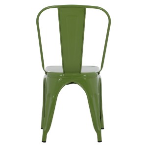 68033 ΚΑΡΕΚΛΑ ΜΕΤΑΛΛΙΚΗ MELITA ΣΕ LIGHT OLIVE GREEN 43x50x82Y εκ. HM8641.13