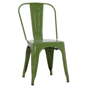 68033 ΚΑΡΕΚΛΑ ΜΕΤΑΛΛΙΚΗ MELITA ΣΕ LIGHT OLIVE GREEN 43x50x82Y εκ. HM8641.13
