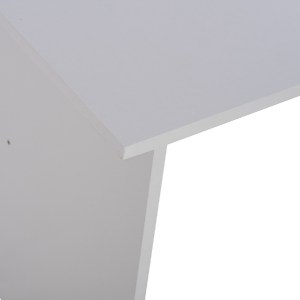 68171 ΓΡΑΦΕΙΟ ΜΕΛΑΜΙΝΗΣ ENSLEY HM2029.05 ΜΕ 3 ΣΥΡΤΑΡΙΑ ΛΕΥΚΟ 120X60X76 εκ.