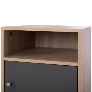 68243 ΚΟΜΟΔΙΝΟ ΜΕΛΑΜΙΝΗΣ MALORY HM2205.04 SONAMA-ΓΚΡΙ 40x40x50
