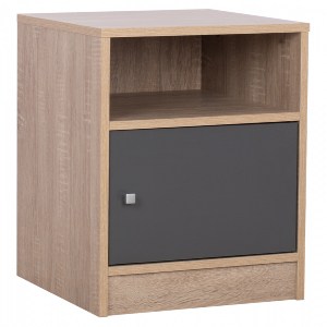68243 ΚΟΜΟΔΙΝΟ ΜΕΛΑΜΙΝΗΣ MALORY HM2205.04 SONAMA-ΓΚΡΙ 40x40x50
