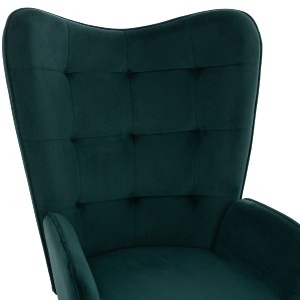 68435 ΠΟΛΥΘΡΟΝΑ ΜΠΕΡΖΕΡΑ CRAWLEY ΜΕ ΥΠΟΠΟΔΙΟ HM8918.03 ΚΥΠΑΡΙΣΣΙ ΒΕΛΟΥΔΟ 70x57x103 εκ.
