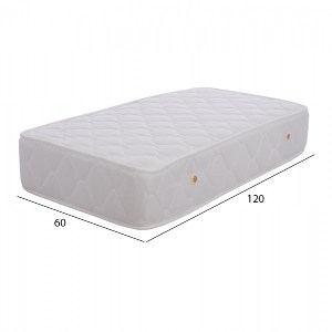 68447 ΣΤΡΩΜΑ BABYCLOUD HM642.01 BONELL SPRING 60X120 ΛΕΥΚΟ