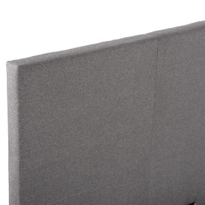 68458 ΚΡΕΒΑΤΙ BECCA ΑΠΟ ΥΦΑΣΜΑ ΓΚΡΙ HM553.11 ΓΙΑ ΣΤΡΩΜΑ 150x200 EK.