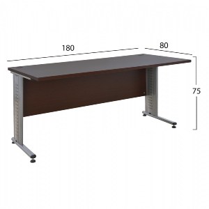 68474 ΓΡΑΦΕΙΟ ΕΠΑΓΓΕΛΜΑΤΙΚΟ VALDEN HM2046.02 WENGE 180X80X75